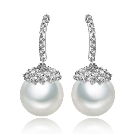 simple zircon pearl earrings wholesale's discount tags