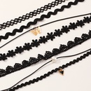 childrens black clavicle chain simple choker setpicture8