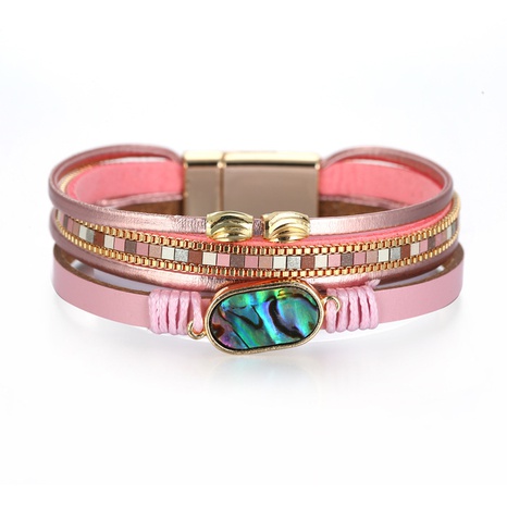 simple bohemian multi-layered bracelet's discount tags