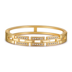 fashion new hollow chain diamond bracelet