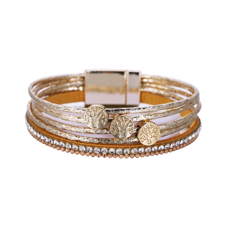 new PU leather multi-piece diamond bracelet's discount tags