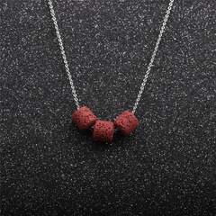 fashion simple stone necklace