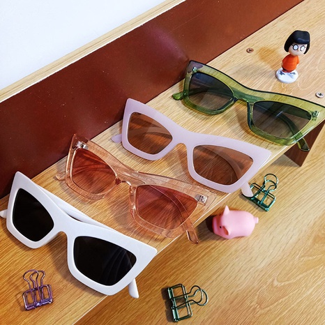nouvelles lunettes de soleil à monture de mode's discount tags