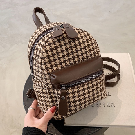 cute casual fashion color matching backpack's discount tags