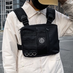 tactical vest bag hip-hop multi-function tactical chest bag small backpack