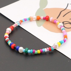 Simple bohemian natural pearl bracelet