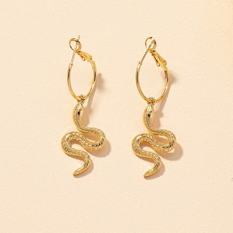 Mode kleine Ohrringe aus Schlangenlegierung's discount tags