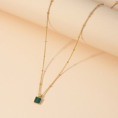 fashion turquoise pendant necklace