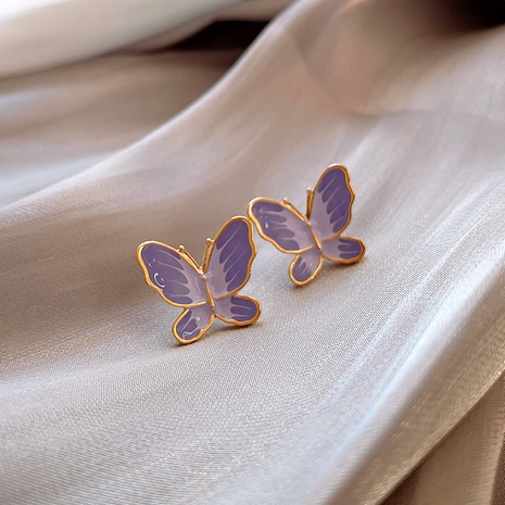 S925 Silver Needle Butterfly Earrings's discount tags