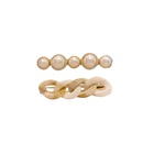 Korea simple chain pearl hairpin setpicture13