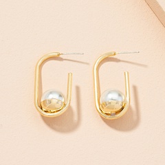 fashion freshwater pearl retro earrings