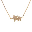 microinlaid zircon stars pendant necklacepicture5