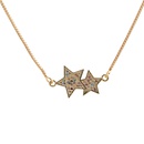 microinlaid zircon stars pendant necklacepicture6