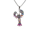 fashion microinlaid zircon crab pendant necklacepicture7