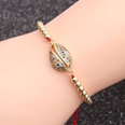 fashion copper microinlaid zircon shell braceletpicture5