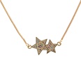 microinlaid zircon stars pendant necklacepicture9