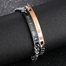 bracelet en acier titane zircon mode romantique simplepicture14