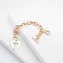 fashion simple Love Heart Pendant Chain Braceletpicture15