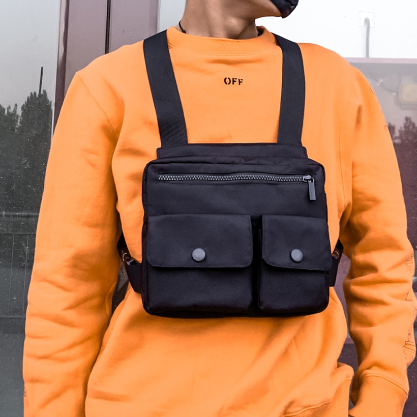 casual hiphop chest bag NHAV305617