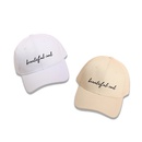 Baseball cap new Korean style fashion widebrimmed sunshading small hat allmatch casual cappicture15