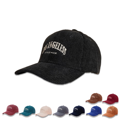 Sombrero de pana gorra de béisbol de ala ancha otoño e invierno nueva gorra de sombrilla de todo fósforo de moda coreana's discount tags
