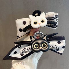 Korean version of bowknot headdress hairpin three-dimensional owl head shark clip