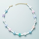 exaggerated color acrylic dice handmade beaded necklace personality hiphop style clavicle chainpicture8
