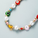 RetroTeufelsaugen ethnischen Stil farbige Reisperlenimitation Perlenkette personalisierte handgemachte Perlenkettepicture10