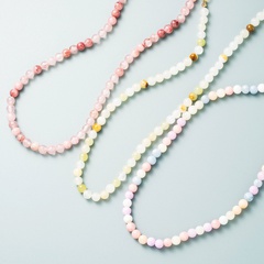 böhmischen Stil farbige Perlen handgemachte Perlenkette Reisperlenkette