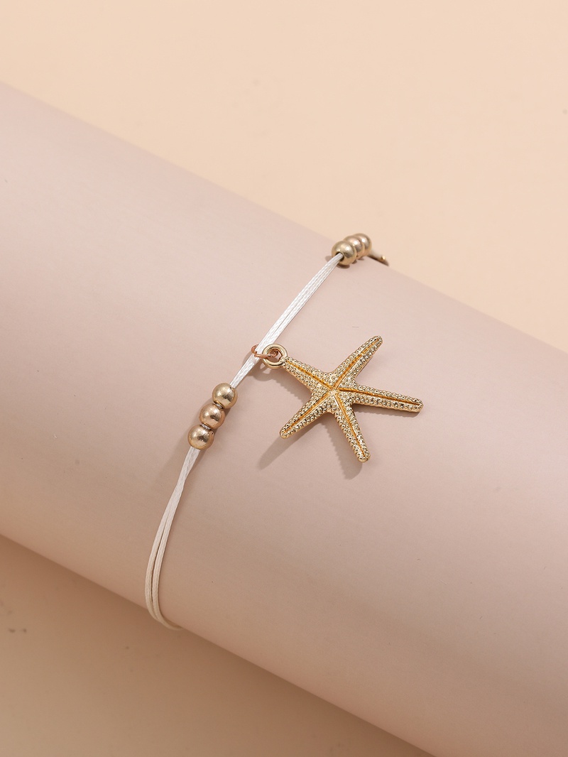 2021 European and American new personality alloy starfish bracelet ladies bracelet jewelry