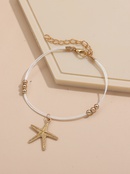 2021 European and American new personality alloy starfish bracelet ladies bracelet jewelrypicture8
