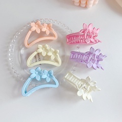 new candy color bow cute back head plastic plate hairpin shark clip hairpin