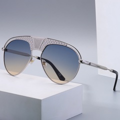 lunettes de soleil à grand cadre pour hommes de style steampunk rétro lunettes de soleil en gros tendance européenne et américaine