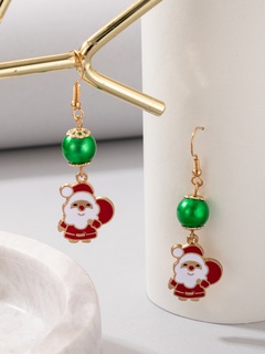 2021 New Jewelry Christmas Multicolor Santa Ball Earrings