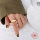 French scenery surface ring carved flowershaped imprint ring titanium steel plated 18K real wholesalepicture12