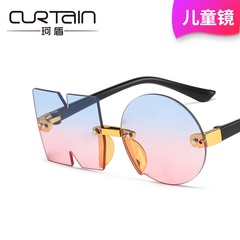 Gafas de sol para niños Nuevas gafas de sol con personalidad irregular sin marco Gafas de sol de moda para fiestas de bebés