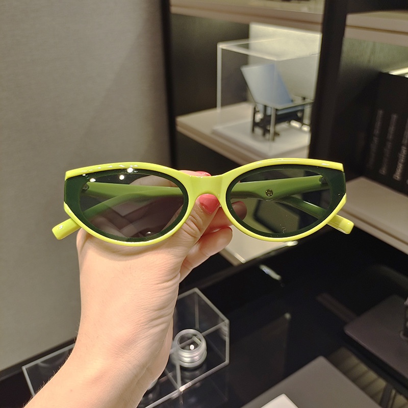 2021 new cat eye sunglasses European and American crossborder small frame retro sunglasses trendy glasses