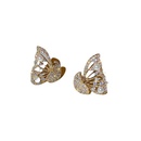 Korean personality butterfly pearl highquality earringspicture9