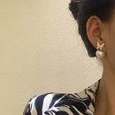 Korean fashion butterfly diamond earrings female temperament niche simple pearl earringspicture12