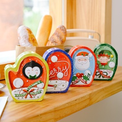 New Christmas Decoration Christmas Gloves Tinplate Box Christmas Candy Jar Child Gift Box Biscuit Jar