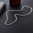 simple stainless steel grinding chain hiphop thick necklacepicture13