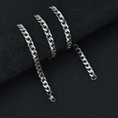 simple stainless steel grinding chain hiphop thick necklacepicture15