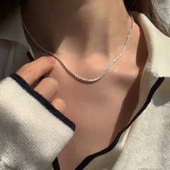 simple personality sparkling starry light luxury fashion copper clavicle chain