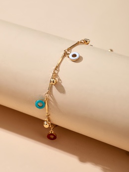 2021 nouveaux bijoux de mode bracelet de cheville en cristal gomtrique colorpicture13