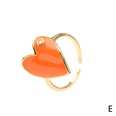 color dripping oil love ring European and American crossborder new heartshaped zircon copper ring fashion accessoriespicture30