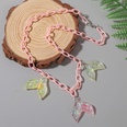 creative acrylic chain mermaid tail necklace creative crossborder resin pendant jewelrypicture22
