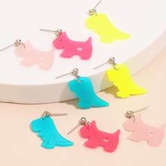 Japan and Korea sweet colorful animal shape earrings