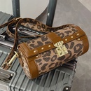 Nischendesign kleine Tasche 2021 neue Mode Messenger Bag Leopardenmuster Herbst und Winter Chain Sense Zylindertaschepicture17