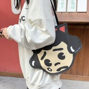 Korean vintage cartoon bag female Japanese retro college style cute oneshoulder armpit bagpicture31