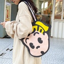 Korean vintage cartoon bag female Japanese retro college style cute oneshoulder armpit bagpicture30